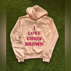 I Love Chris Brown Hoodie